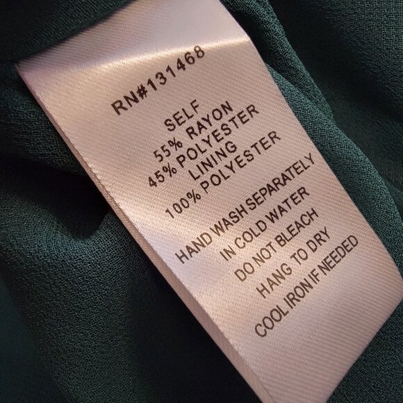 Fate V-Neck Wrap Mini Dress Holly Green Womens Size Small NEW NWT‎ - Picture 8 of 12